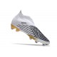 adidas Predator Edge+ FG Crampons Blanc Or Noir