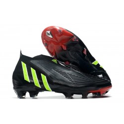 adidas Predator Edge+ FG Crampons Noir Vert