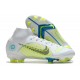 Nike Mercurial Superfly 8 Elite FG Blanc Bleu Jaune