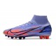 Nike Mercurial Superfly 8 Elite AG Pro Mbappé Chardon Clair Argent Métallique