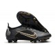 Nike Mercurial Vapor 14 Elite AG-PRO Noir Or Métallique Argent