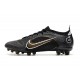 Nike Mercurial Vapor 14 Elite AG-PRO Noir Or Métallique Argent