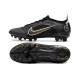 Nike Mercurial Vapor 14 Elite AG-PRO Noir Or Métallique Argent