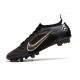 Nike Mercurial Vapor 14 Elite AG-PRO Noir Or Métallique Argent