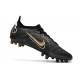 Nike Mercurial Vapor 14 Elite AG-PRO Noir Or Métallique Argent