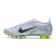 Nike Mercurial Vapor 14 Elite AG-PRO Ballon Gris Bleu Foncé