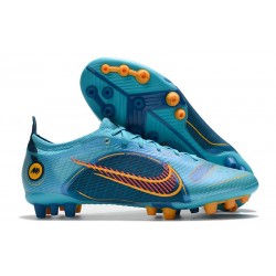 Nike Mercurial Vapor 14 Elite AG-PRO Bleu Chlorine Orange Laser Marina