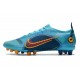 Nike Mercurial Vapor 14 Elite AG-PRO Bleu Chlorine Orange Laser Marina