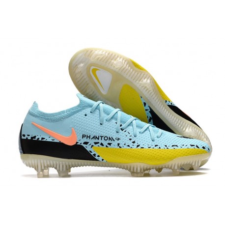 Nike Phantom GT2 Elite FG Glacie Ice Noir Jaune Strike