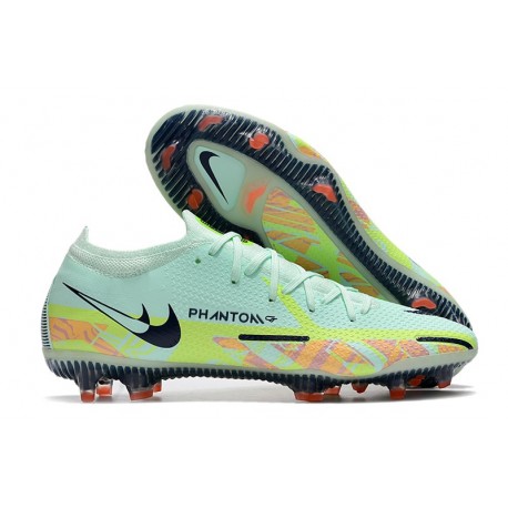 Nike Phantom GT2 Elite FG Menthe Mousse Noirened Bleu Fantôme