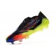 Crampons adidas Copa Sense+ FG Noir Cyan Vif Jaune Solaire Equipe