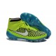 Crampons Football Magista Obra FG Chaussure Homme Volt Blanc Bleu Lagon Noir