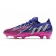 adidas Predator Edge.1 Low Cut FG Violet Equipe Argent Métallique Rose