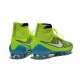 Crampons Football Magista Obra FG Chaussure Homme Volt Blanc Bleu Lagon Noir