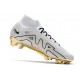 Nike Air Zoom Mercurial Superfly 9 Elite FG Blanc Or Noir