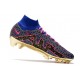 Nike Air Zoom Mercurial Superfly 9 Elite FG Rose Bleu