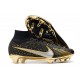 Nike Air Zoom Mercurial Superfly 9 Elite FG Noir Or