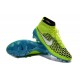 Crampons Football Magista Obra FG Chaussure Homme Volt Blanc Bleu Lagon Noir