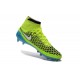 Crampons Football Magista Obra FG Chaussure Homme Volt Blanc Bleu Lagon Noir