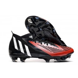 Neuf adidas Predator Edge.1 FG Noir Rouge Blanc