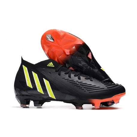 Neuf adidas Predator Edge.1 FG Noir Jaune Rouge