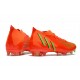 Neuf adidas Predator Edge.1 FG Rouge Solaire Vert Solaire Equipe Noir