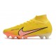 Nike Zoom Mercurial Superfly 9 Elite AG  Lucent - Jaune Crépuscule Barely Grape