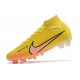 Nike Zoom Mercurial Superfly 9 Elite AG  Lucent - Jaune Crépuscule Barely Grape