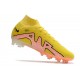 Nike Zoom Mercurial Superfly 9 Elite AG  Lucent - Jaune Crépuscule Barely Grape