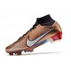 Nike Air Zoom Mercurial Superfly IX Elite FG Bronze Blanc Bleu