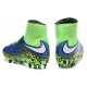 Nouveau Cramons Nike HyperVenom Phantom 2 FG Bleu Lagon Blanc Volt Noir