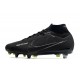Nike Zoom Mercurial Superfly 9 Elite SG Shadow - Noir Gris Blanc Jaune Fluo