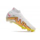 Nike Air Zoom Mercurial Superfly IX Elite FG Blanc Rose Jaune