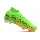 Nike Air Zoom Mercurial Superfly IX Elite FG Vert Jaune
