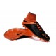 Hommes Chaussures Nike HyperVenom Phantom 2 FG Cuir FG Noir Orange Total