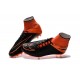 Hommes Chaussures Nike HyperVenom Phantom 2 FG Cuir FG Noir Orange Total