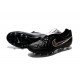 Nike Tiempo Legend V FG terrain sec - Chaussures Pas Cher - Totti Premium Argenté Noir