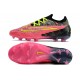 Nike Gripknit Phantom Gx Elite Fg Rose Noir Jaune