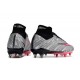 Nike Zoom Mercurial Superfly 9 Elite XXV SG Argent Métallique Hyper Rose Noir