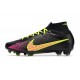 Nike Air Zoom Mercurial Superfly IX Elite FG Noir Rose Jaune