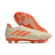 Crampon Neuf adidas Copa Pure+ FG Blanc Cassé Orange Solaire Equipe