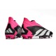 Chaussure adidas Predator Accuracy + FG Noir Blanc Rose Equipe Choc