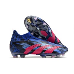 adidas Predator Accuracy + FG PP Bleu Lucide Magenta Réel Equipe Noir Foncé