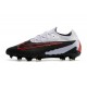 Nike Gripknit Phantom Gx Elite Fg Noir Gris Rouge