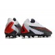 Nike Gripknit Phantom Gx Elite Fg Noir Gris Rouge