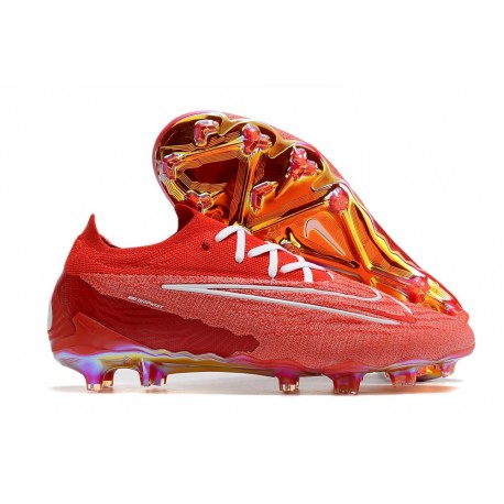 Nike Gripknit Phantom Gx Elite Fg Rouge Blanc