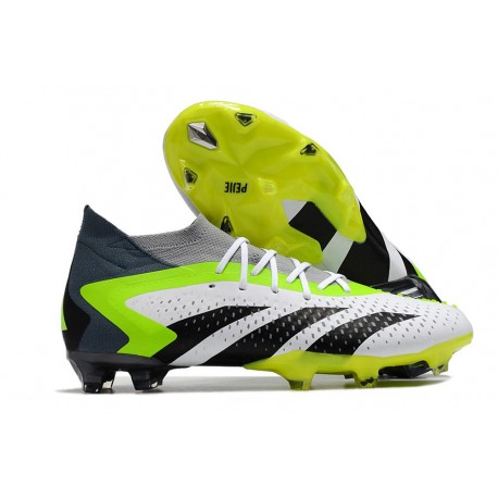 adidas Predator Accuracy.1 FG Blanc Noir Citron Lucide