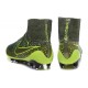 2015 Chaussures Football Magista Obra FG Pas Cher Power Clash Noir Vert