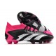 adidas Predator Accuracy.1 FG Noir Blanc Rose Equipe Choc