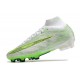 Nike Air Zoom Mercurial Superfly IX Elite FG Blanc Vert